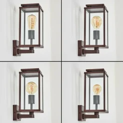 Cadafaes Lampe murale d´extérieur Rouille, 1 lumière