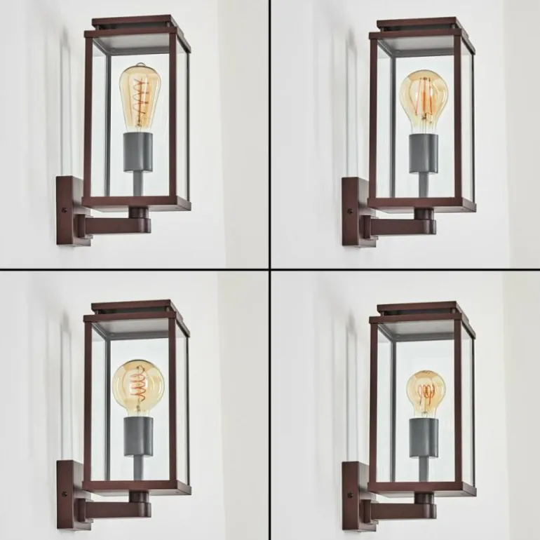 Cadafaes Lampe murale d´extérieur Rouille, 1 lumière