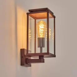 Cadafaes Lampe murale d´extérieur Rouille, 1 lumière