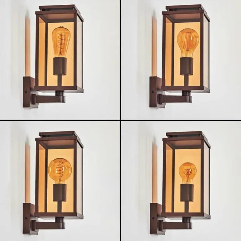 Cadafaes Lampe murale d´extérieur Rouille, 1 lumière