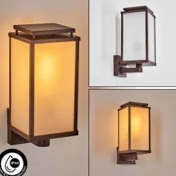 Cadafaes Lampe murale d´extérieur Rouille, 1 lumière