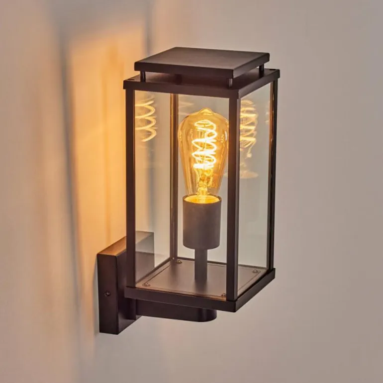 Cadafaes Lampe murale d´extérieur Noir, 1 lumière