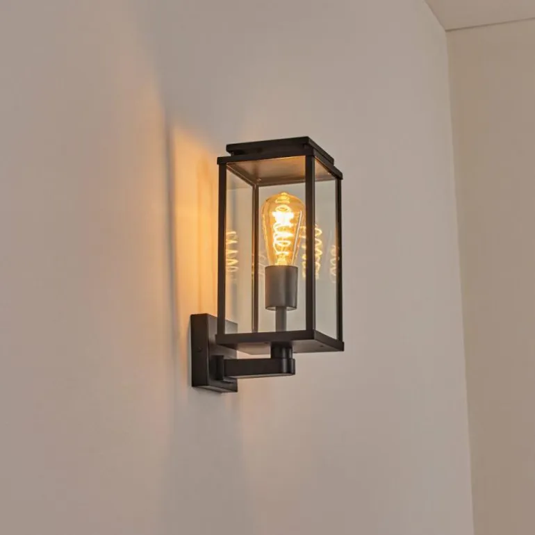 Cadafaes Lampe murale d´extérieur Noir, 1 lumière