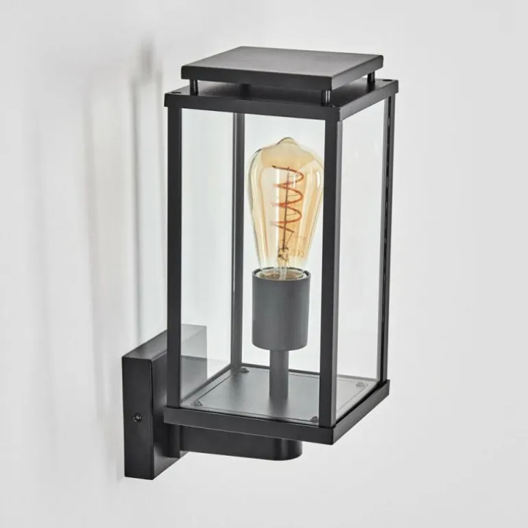 Cadafaes Lampe murale d´extérieur Noir, 1 lumière