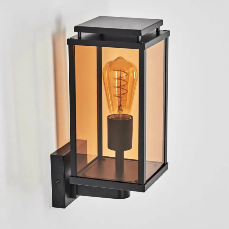 Cadafaes Lampe murale d´extérieur Noir, 1 lumière