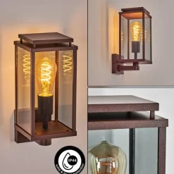 Cadafaes Lampe murale d´extérieur Rouille, 1 lumière