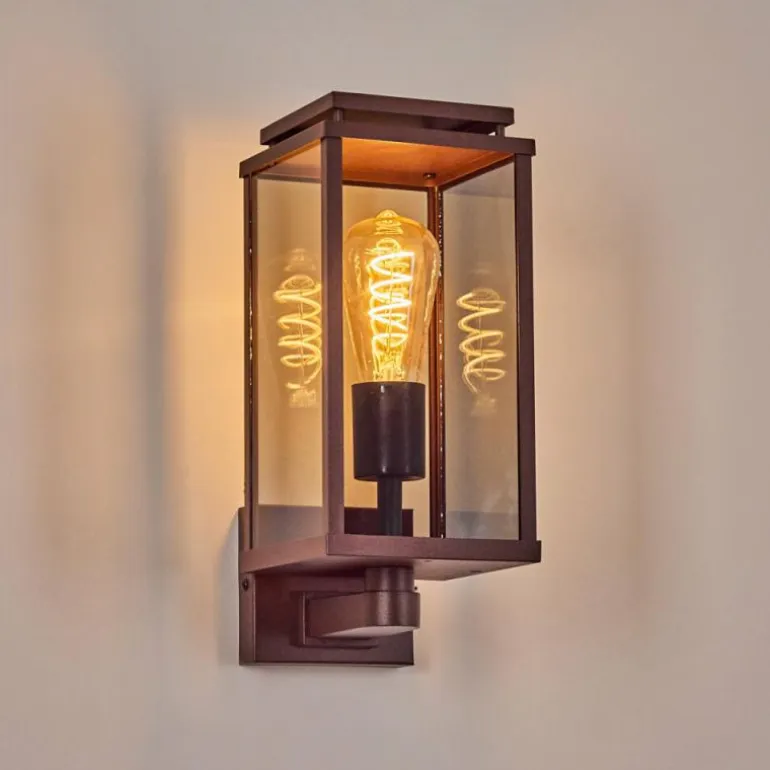 Cadafaes Lampe murale d´extérieur Rouille, 1 lumière