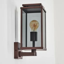 Cadafaes Lampe murale d´extérieur Rouille, 1 lumière
