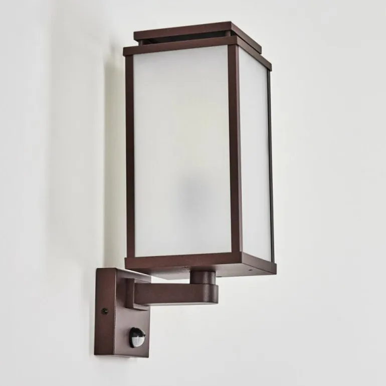 Cadafaes Lampe murale d´extérieur Rouille, 1 lumière, Détecteur de mouvement