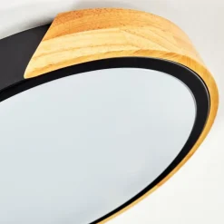 Cadaixo Plafonnier, Panel LED Écru, Noir, Blanc, 1 lumière