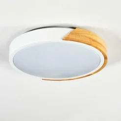 Cadaixo Plafonnier, Panel LED Écru, Blanc, 1 lumière