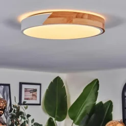 Cadaixo Plafonnier, Panel LED Blanc, 1 lumière, Télécommandes