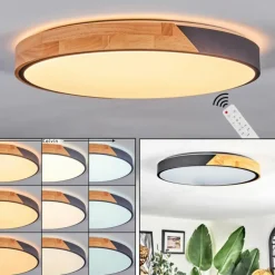 Cadaixo Plafonnier, Panel LED Blanc, 1 lumière, Télécommandes
