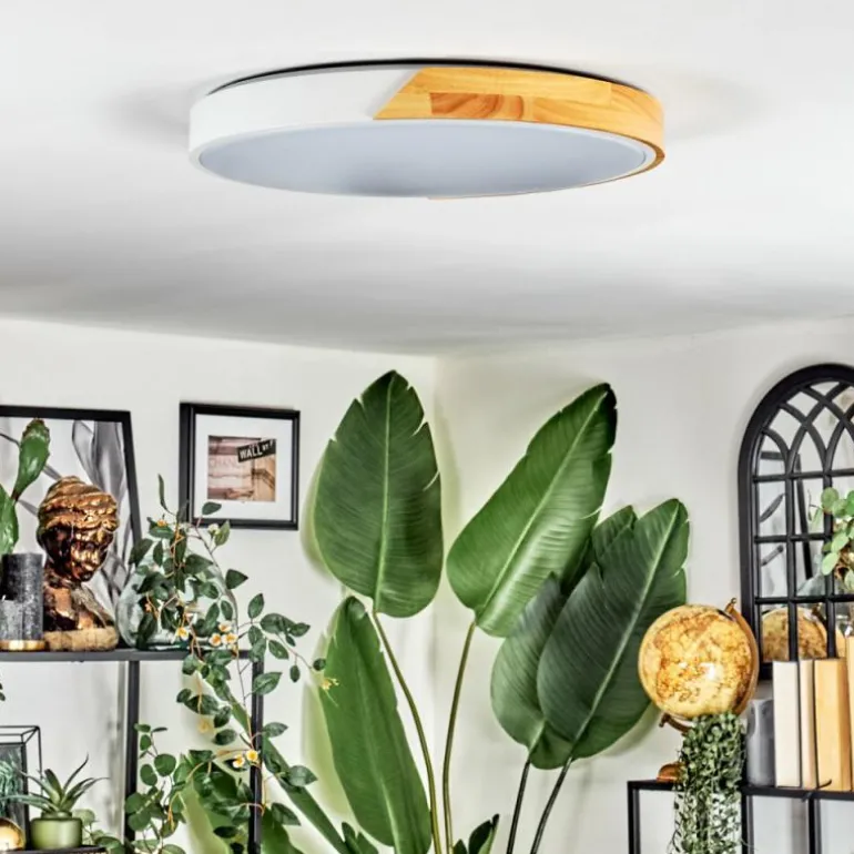 Cadaixo Plafonnier, Panel LED Blanc, 1 lumière, Télécommandes