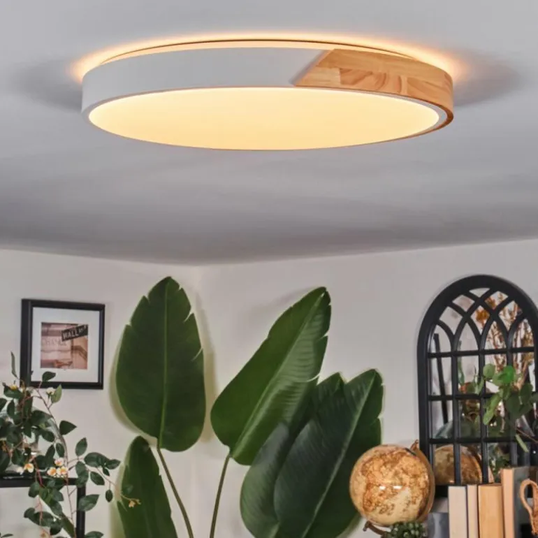 Cadaixo Plafonnier, Panel LED Blanc, 1 lumière, Télécommandes