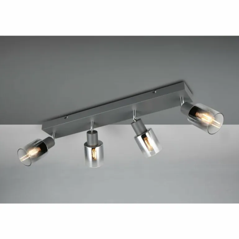 Cadiz Spot de plafond Luminaires Reality Anthracite, 4 lumières
