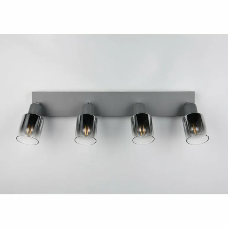 Cadiz Spot de plafond Luminaires Reality Anthracite, 4 lumières