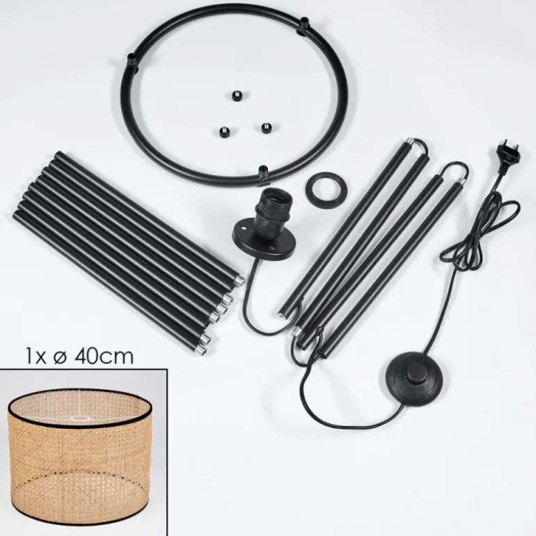 Cando Lampadaire, Liseuse Noir, 1 lumière