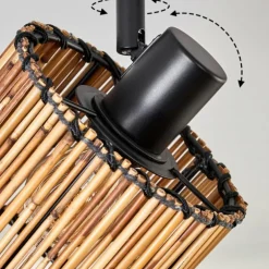Cando Plafonnier Noir, 6 lumières