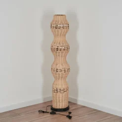 Cardeira Lampadaire Noir, 4 lumières