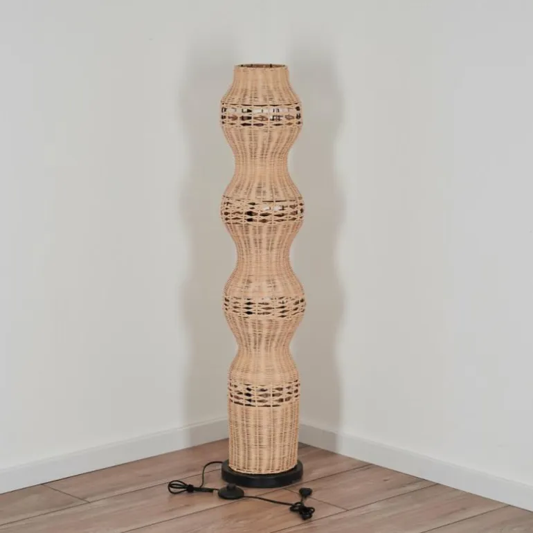 Cardeira Lampadaire Noir, 4 lumières