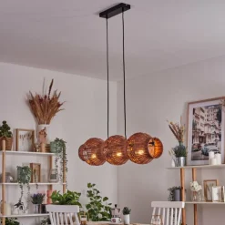 Cardeira Suspension, Suspension Noir, 3 lumières