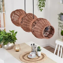Cardeira Suspension, Suspension Noir, 3 lumières