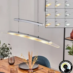Casalino Suspension, Suspension LED Chrome, 1 lumière