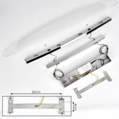 Casalino Suspension, Suspension LED Chrome, 1 lumière