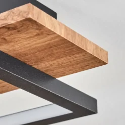 Cascada Plafonnier LED Laiton, Écru, Noir, 1 lumière