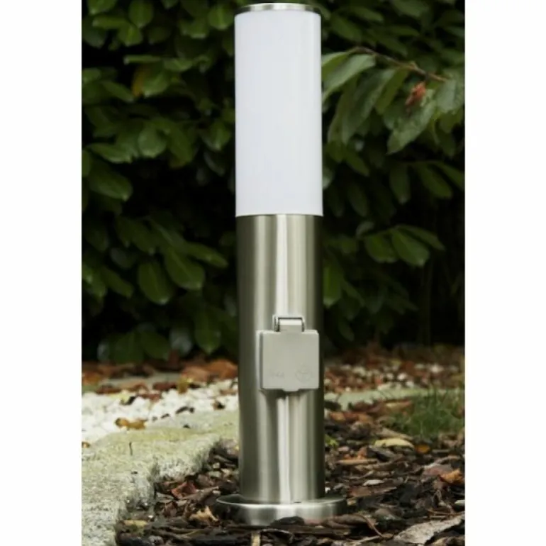 Caserta Lampadaire, Eclairage de chemin Acier inoxydable, 1 lumière