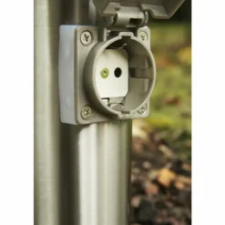 Caserta Lampadaire, Eclairage de chemin Acier inoxydable, 1 lumière