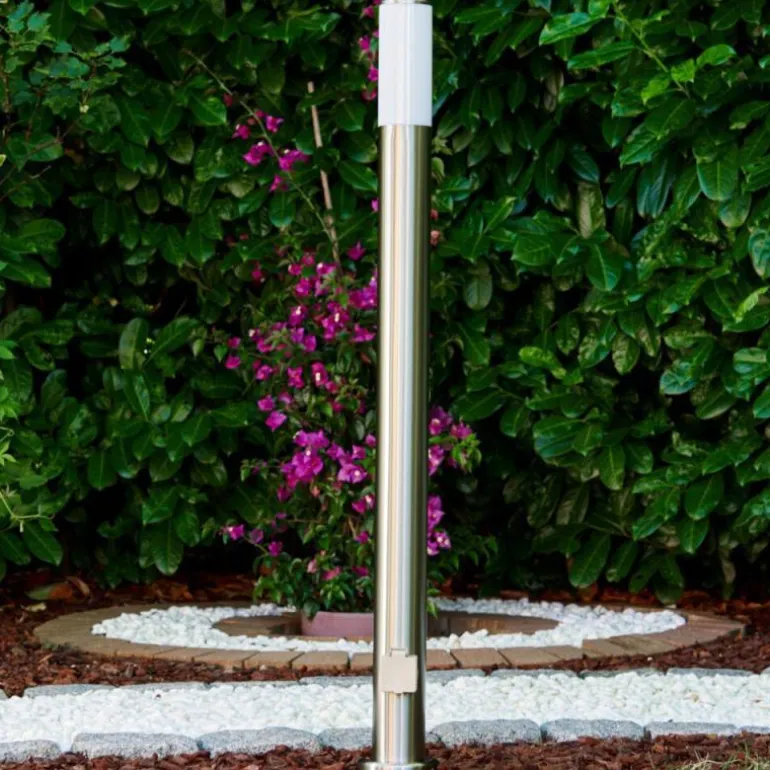 Caserta Lampadaire, Eclairage de chemin Acier inoxydable, 1 lumière