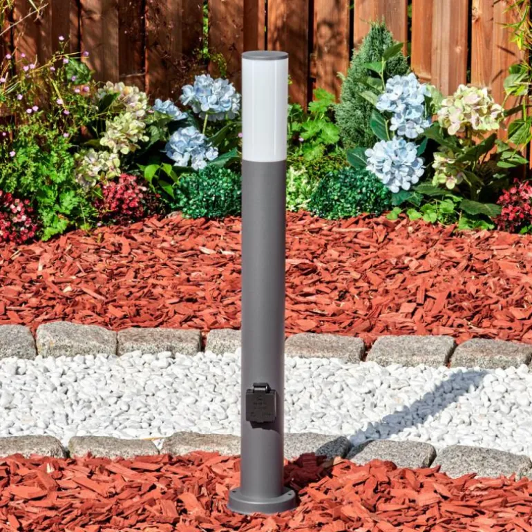 Caserta Lampe à prise électrique, Eclairage de chemin Anthracite, 1 lumière