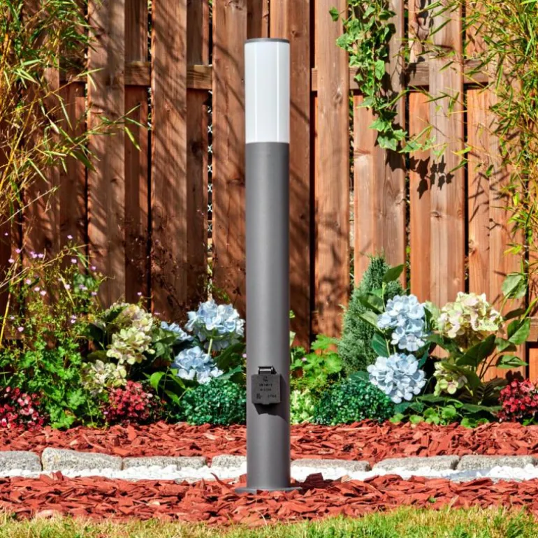 Caserta Lampe à prise électrique, Eclairage de chemin Anthracite, 1 lumière