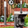 Caserta Lampe à prise électrique, Eclairage de chemin Anthracite, 1 lumière