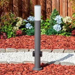 Caserta Lampe à prise électrique, Eclairage de chemin Anthracite, 1 lumière