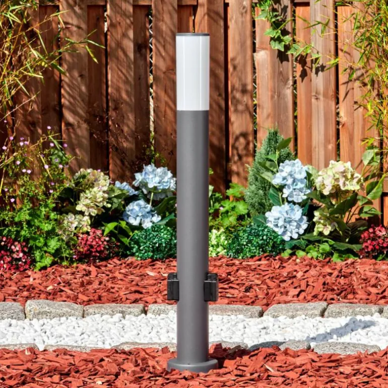 Caserta Lampe à prise électrique, Eclairage de chemin Anthracite, 1 lumière
