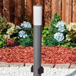 Caserta Lampe à prise électrique, Eclairage de chemin Anthracite, 1 lumière