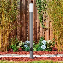 Caserta Lampe à prise électrique, Eclairage de chemin Anthracite, 1 lumière