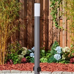 Caserta Lampe à prise électrique, Eclairage de chemin Anthracite, 1 lumière