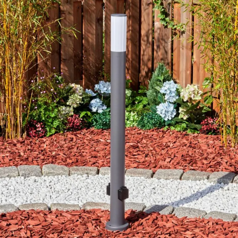 Caserta Lampe à prise électrique, Eclairage de chemin Anthracite, 1 lumière