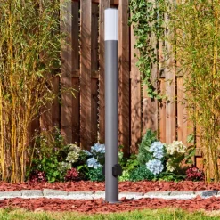 Caserta Lampe à prise électrique, Eclairage de chemin Anthracite, 1 lumière