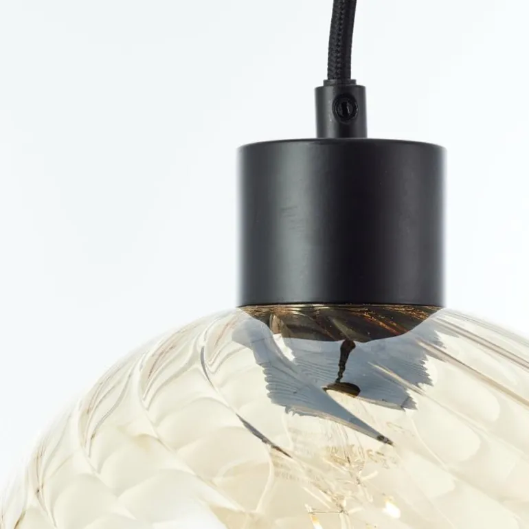 Casto Suspension Luminaires Brilliant Noir, 6 lumières