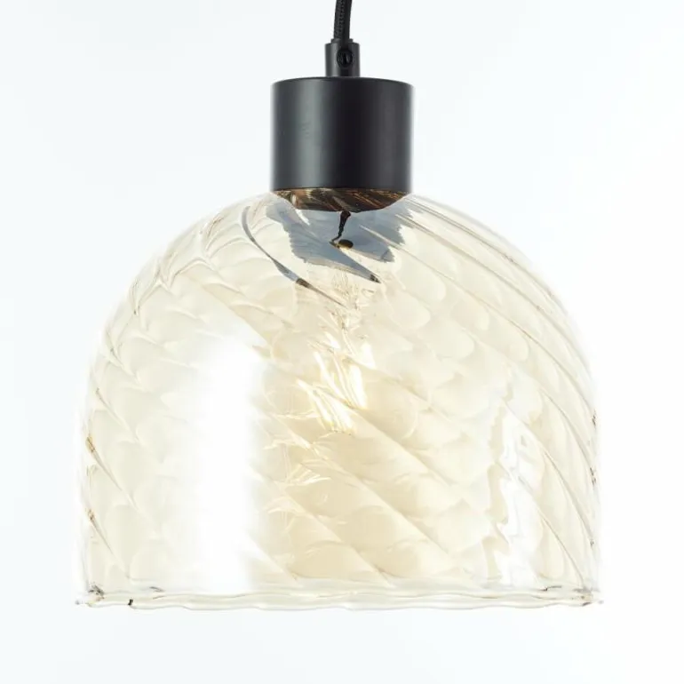 Casto Suspension Luminaires Brilliant Noir, 6 lumières