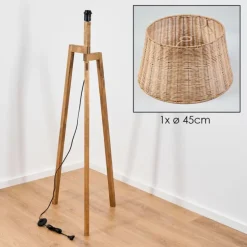 Cavaca Lampadaire Écru, 1 lumière