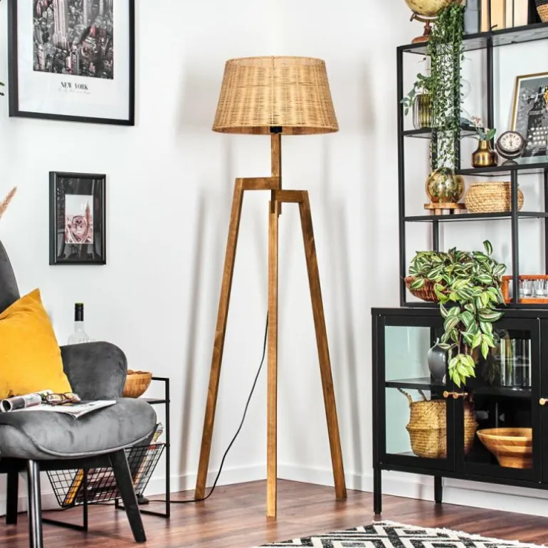 Cavaca Lampadaire Écru, 1 lumière