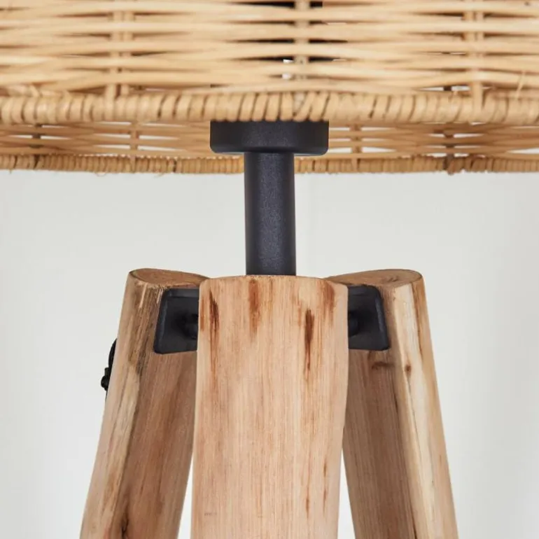 Cavaca Lampadaire Écru, Noir, 1 lumière