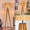Cavaca Lampadaire, Liseuse Écru, Noir, 1 lumière