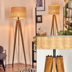 Cavaca Lampadaire, Liseuse Écru, Noir, 1 lumière